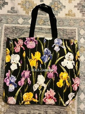 Dolce & Gabbana Iris Canvas Tote